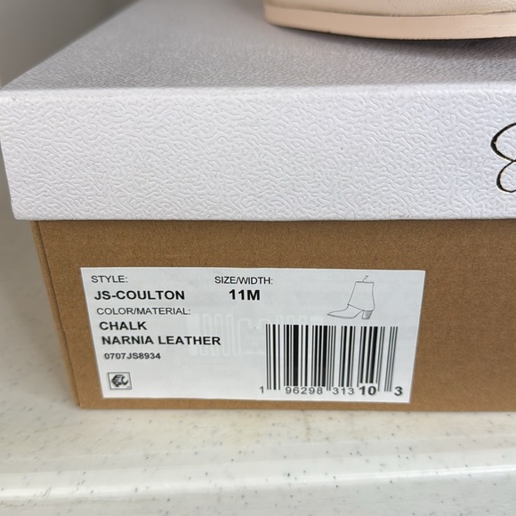 Jessica Simpson Womens Coulton Fold-Over Ankle Boots Sz 11 Color Chalk - Picture 9 of 11